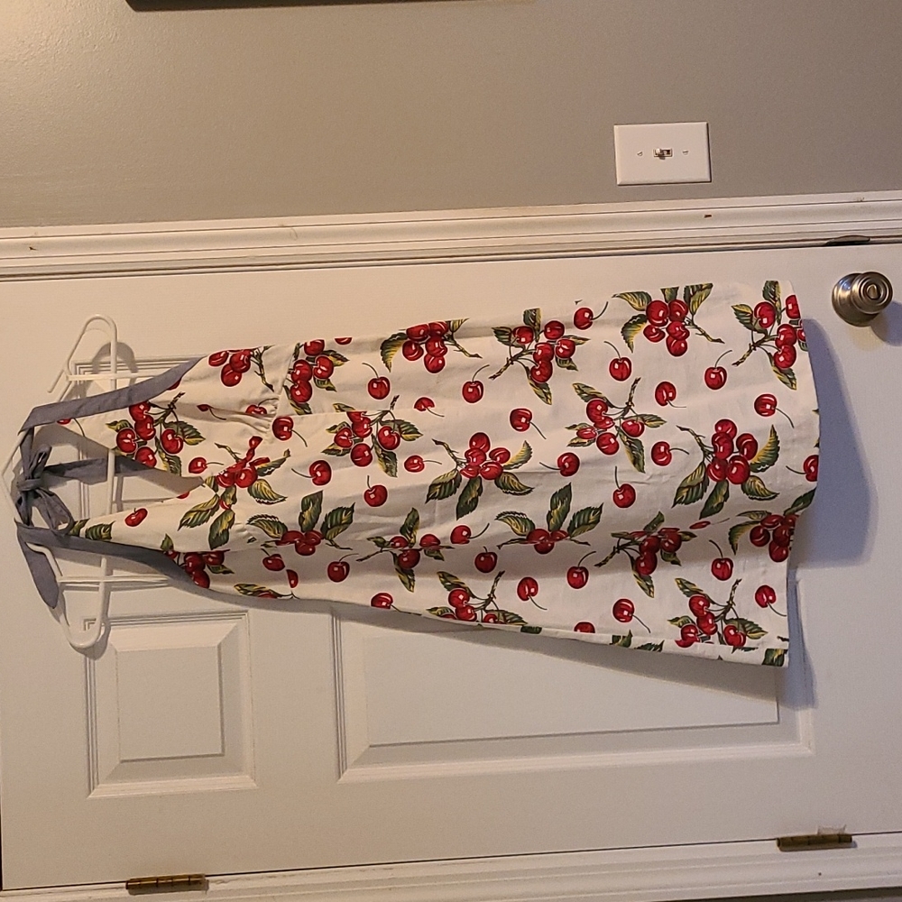 NEW Tommy Hilfiger Halter Cherry Dress Size 10